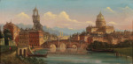₴ Картина городской пейзаж художника от 129 грн.: Каприччио