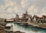 ₴ Картина городской пейзаж художника от 180 грн.: Голландская сцена