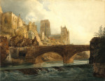 ₴ Картина городской пейзаж художника от 189 грн.: Кафедральный собор в Дареме и замок