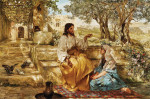 ₴ Картина бытовой жанр высокого разрешения от 174 грн.: Христос в доме Марфы и Марии