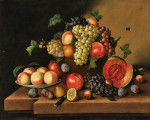 ₴ Репродукция картины натюрморт от 193 грн.: Большой фруктовый натюрморт