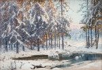 ₴ Репродукция пейзаж от 223 грн.: Зимний пейзаж
