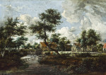 ₴ Картина пейзаж відомого художника від 229 грн.: Водяний млин у Сінгравен поряд з Денекампом