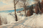 ₴ Репродукция пейзаж от 217 грн.: Зимняя сцена из Виньяэса