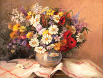 ₴ Репродукция картины натюрморт художника от 184 грн.: Летние цветы