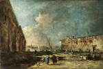 ₴ Картина городской пейзаж высокого разрешения от 166 грн.: Вид возле Венеции
