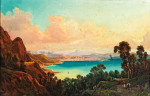 ₴ Репродукция картины пейзаж художника от 161 грн.: Вид на Триестский залив