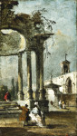 ₴ Картина городской пейзаж известного художника от 140 грн.: Каприччио с руинами
