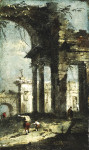 ₴ Картина городской пейзаж известного художника от 134 грн.: Каприччио с руинами