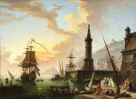 ₴ Картины морской пейзаж высокого разрешения от 180 грн.: Морской порт