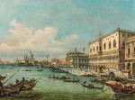 ₴ Картина городской пейзаж художника от 180 грн.: Моло с Палаццо Дукале