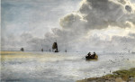 ₴ Картина морской пейзаж художника от 152 грн.: Судоходство от берега