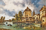 ₴ Картина пейзаж художника от 166 грн.: Французская сельская жизнь