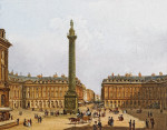 ₴ Картина городской пейзаж художника от 189 грн.: Вандомская площадь в Париже