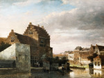 ₴ Картина городской пейзаж художника от 184 грн.: Город на воде