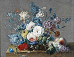 ₴ Репродукция натюрморт от 247 грн.: Цветы в корзинке