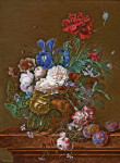 ₴ Картина натюрморт художника от 153 грн.: Натюрморт с цветами и птичьим гнездом