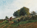 ₴ Картина пейзаж художника от 184 грн.: Время сбора урожая