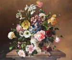₴ Картина натюрморт известного художника от 150 грн.: Натюрморт с букетом цветов