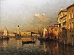 ₴ Репродукция городской пейзаж от 235 грн.: Венецианская сцена