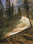 ₴ Репродукція краєвид від 196 грн.: Водоспад Невада, Йосеміті