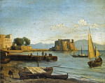 ₴ Картина пейзаж художника от 195 грн.: Замок дель Ово, Неаполь