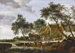 ₴ Картина пейзаж известного художника от 177 грн.: Постоялый двор
