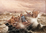 ₴ Картина морской пейзаж художника от 181 грн.: Тяжелое море