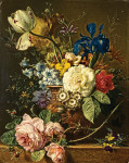 ₴ Репродукція натюрморт від 318 грн.: Квітковий натюрморт