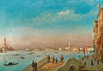 ₴ Картина городской пейзаж художника от 172 грн.: Венеция, Рива-дельи-Скьявони