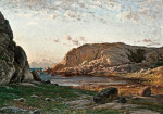 ₴ Картина морской пейзаж художника от 172 грн.: Утес на побережье
