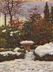 ₴ Картина пейзаж известного художника от 154 грн.: Сад под снегом