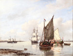 ₴ Картина морской пейзаж художника от 186 грн.: Суда в гавани