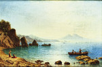 ₴ Картина морской пейзаж художника от 184 грн.: Вид Неаполя с Везувием