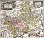 ₴ Древние карты высокого разрешения от 356 грн.: Украинский край, Киев и Брацлавиенсум