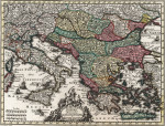 ₴ Старинная карта высокого разрешения от 186 грн.: Карта Дуная