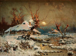 ₴ Картина пейзаж известного художника от 181 грн.: Солнце зимой