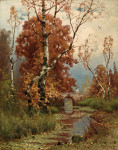 ₴ Репродукція краєвид від 247 грн.: Осенний пейзаж