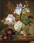 ₴ Репродукция натюрморт от 325 грн.: Букет цветов в вазе