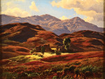 ₴ Картина пейзаж художника от 186 грн.: Южный пейзаж с руинами форта