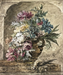 ₴ Репродукція картини натюрморт від 306 грн.: Букет квітів з дичиною