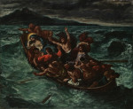 ₴ Картина бытового жанра художника от 200 грн.: Спящий Христос во время бури