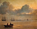 ₴ Картина морской пейзаж художника от 191 грн.: Тихая ночь