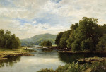 ₴ Купить картину пейзаж художника от 166 грн: На Дервент, Камберленд, серебрянное лето