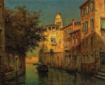 ₴ Репродукция городской пейзаж от 259 грн.: Венеция, вид на канал