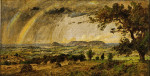 ₴ Картина пейзаж известного художника от 135 грн.: Проливной дождь над горой Адам и Ева