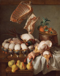 ₴ Репродукция натюрморт от 247 грн.: Натюрморт с дичью, мясом и фруктами