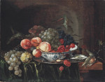 ₴ Репродукция натюрморт от 325 грн.: Натюрморт с фруктами в чаше Ван-Ли