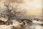 ₴ Картина пейзаж художника от 172 грн.: Зимний пейзаж