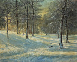 ₴ Картина пейзаж художника от 195 грн.: Зимний лес
